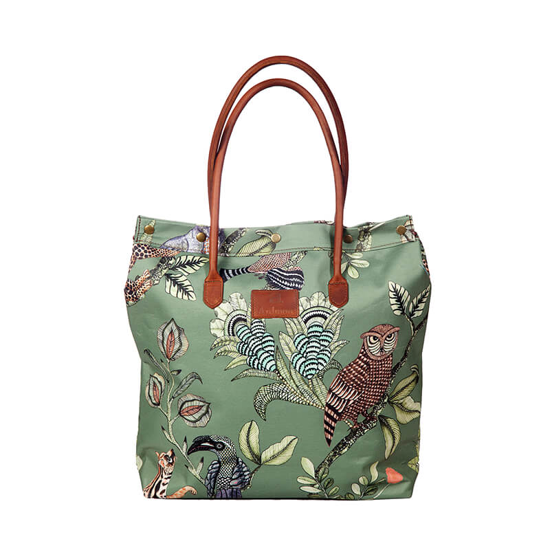 TRTBA Travellers Tote Bag Ardmore Outdoor Fabric 6( Camp Critters Delta).jpg